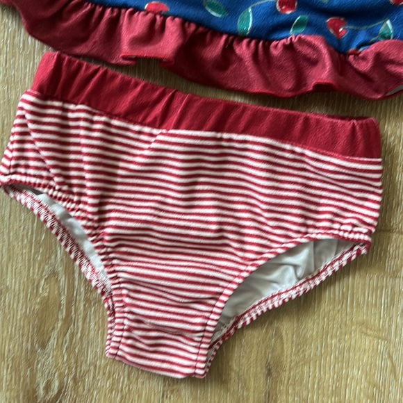 SweetHoney Cherry Loungewear Pajama Set 4T - Picture 3 of 6